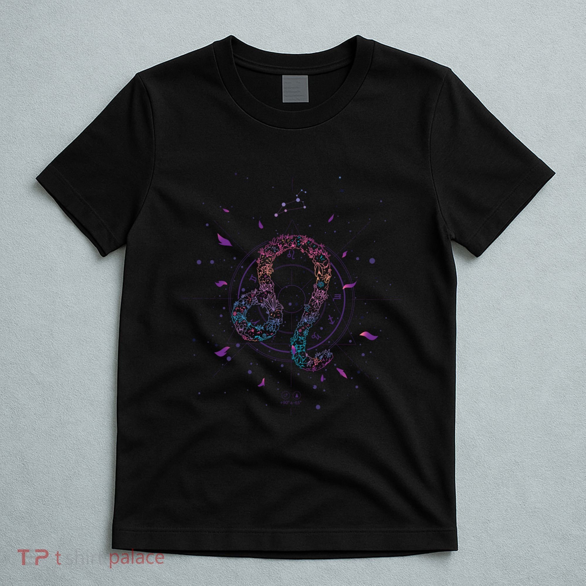 Leo Floral Zodiac T-Shirt