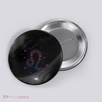 Leo Floral Zodiac Button thumb 0
