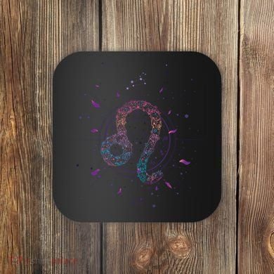 Leo Floral Zodiac Coaster