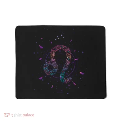 Leo Floral Zodiac Mousepad