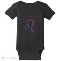 Leo Floral Zodiac Baby Bodysuit thumb 0