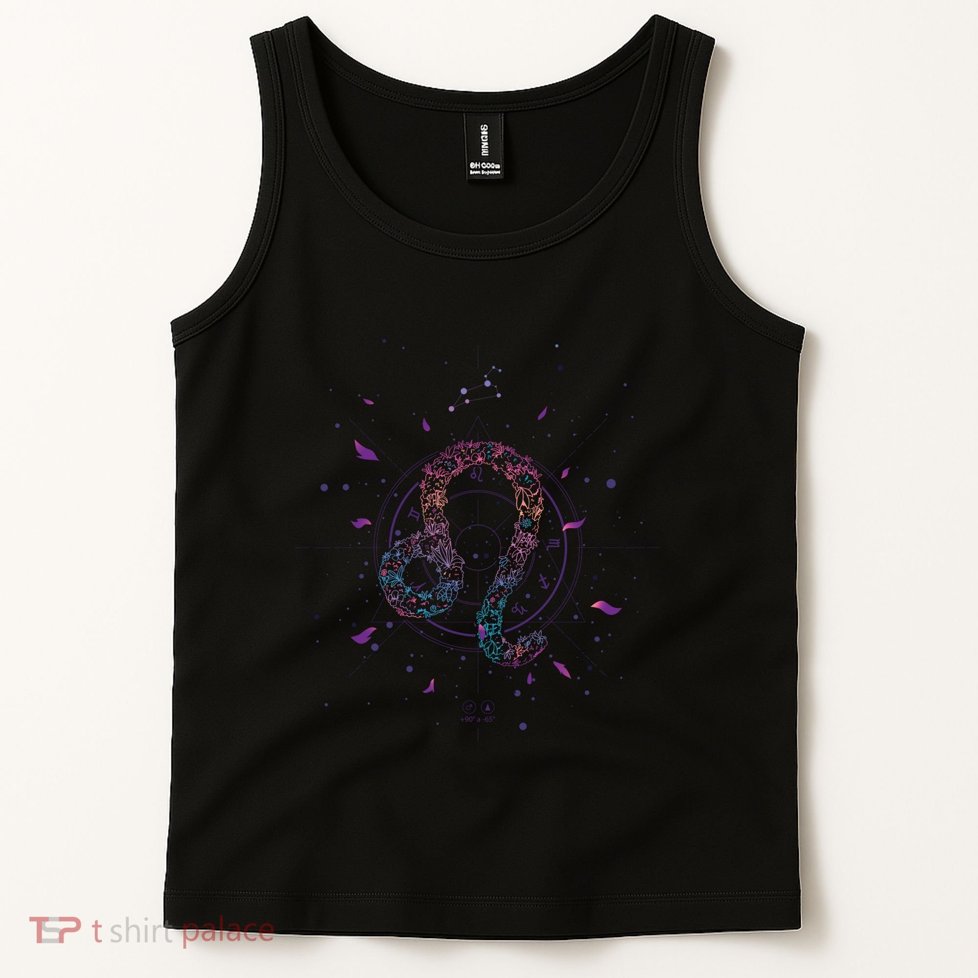 Leo Floral Zodiac Tank Top