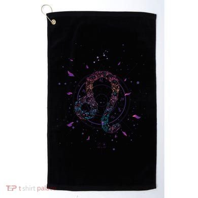 Leo Floral Zodiac Golf Towel