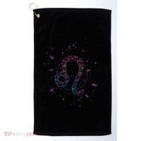Leo Floral Zodiac Golf Towel thumb 0
