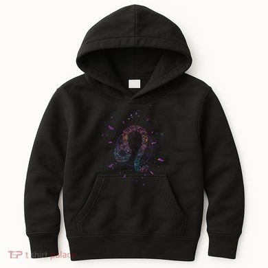 Leo Floral Zodiac Kids Hoodie