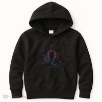 Leo Floral Zodiac Kids Hoodie thumb 0