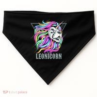 Leo Leonicorn Funny Unicorn Zodiac Sign USA-Made Doggie Bandana thumb 0