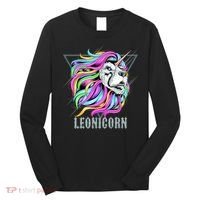 Leo Leonicorn Funny Unicorn Zodiac Sign Long Sleeve Shirt thumb 0