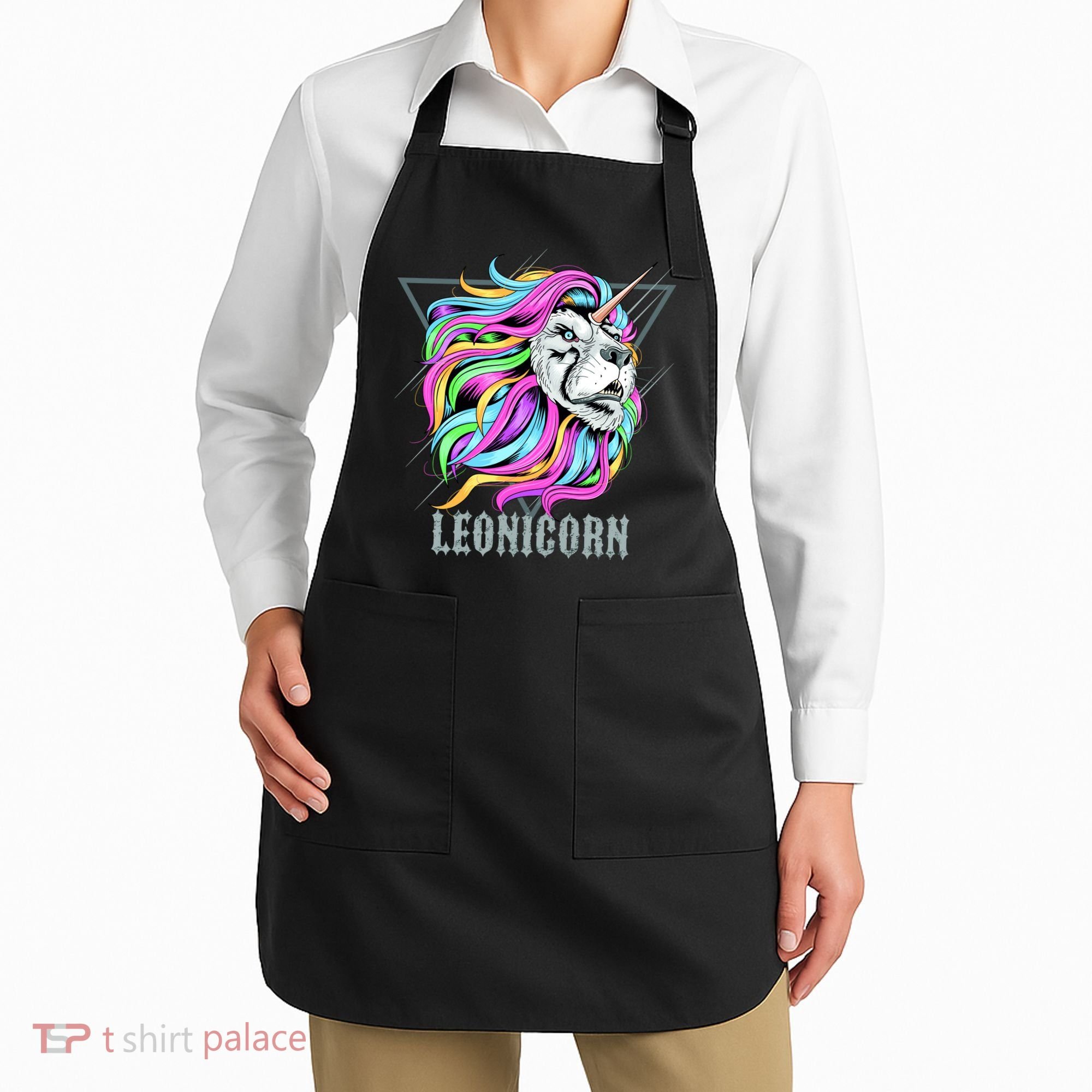 Leo Leonicorn Funny Unicorn Zodiac Sign Apron