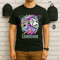 Leo Leonicorn Funny Unicorn Zodiac Sign T-Shirt thumb 6