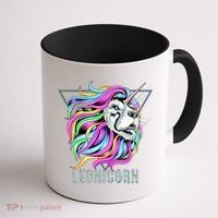 Leo Leonicorn Funny Unicorn Zodiac Sign Coffee Mug thumb 1
