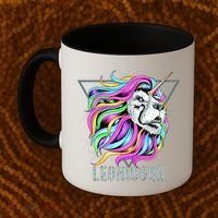 Leo Leonicorn Funny Unicorn Zodiac Sign Coffee Mug thumb 2
