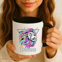 Leo Leonicorn Funny Unicorn Zodiac Sign Coffee Mug thumb 3