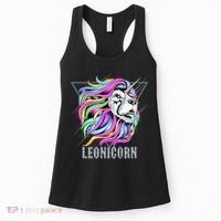 Leo Leonicorn Funny Unicorn Zodiac Sign Women's Tank Top thumb 0