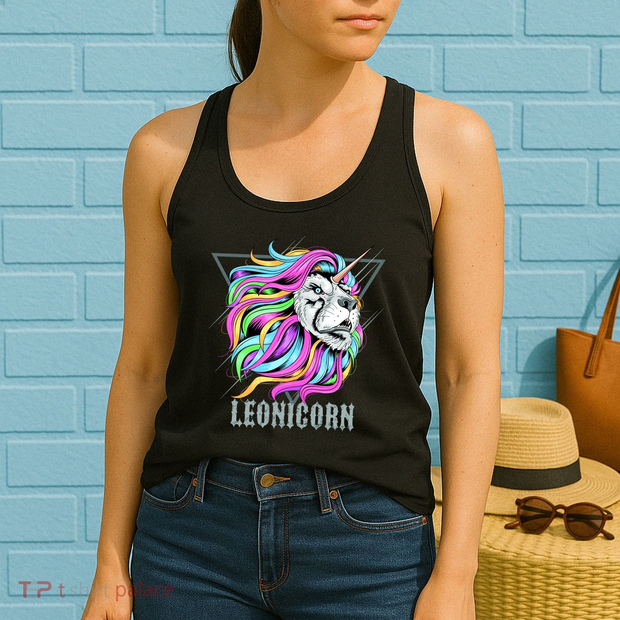 Leo Leonicorn Funny Unicorn Zodiac Sign Women's Tank Top