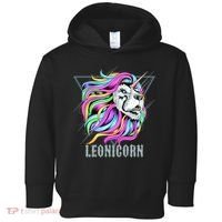Leo Leonicorn Funny Unicorn Zodiac Sign Toddler Hoodie thumb 0