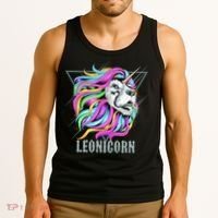 Leo Leonicorn Funny Unicorn Zodiac Sign Tank Top thumb 3