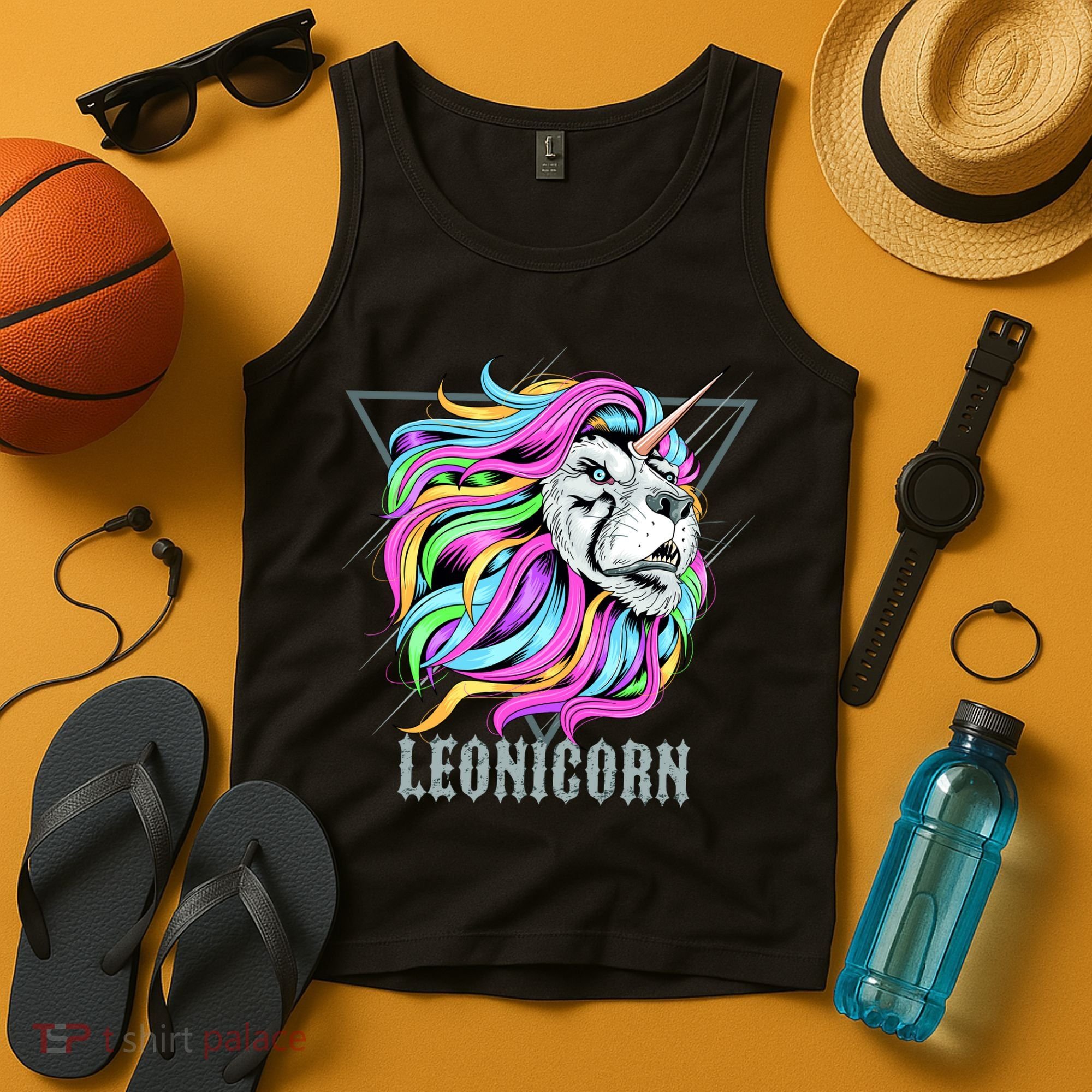Leo Leonicorn Funny Unicorn Zodiac Sign Tank Top