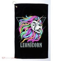 Leo Leonicorn Funny Unicorn Zodiac Sign Golf Towel thumb 0