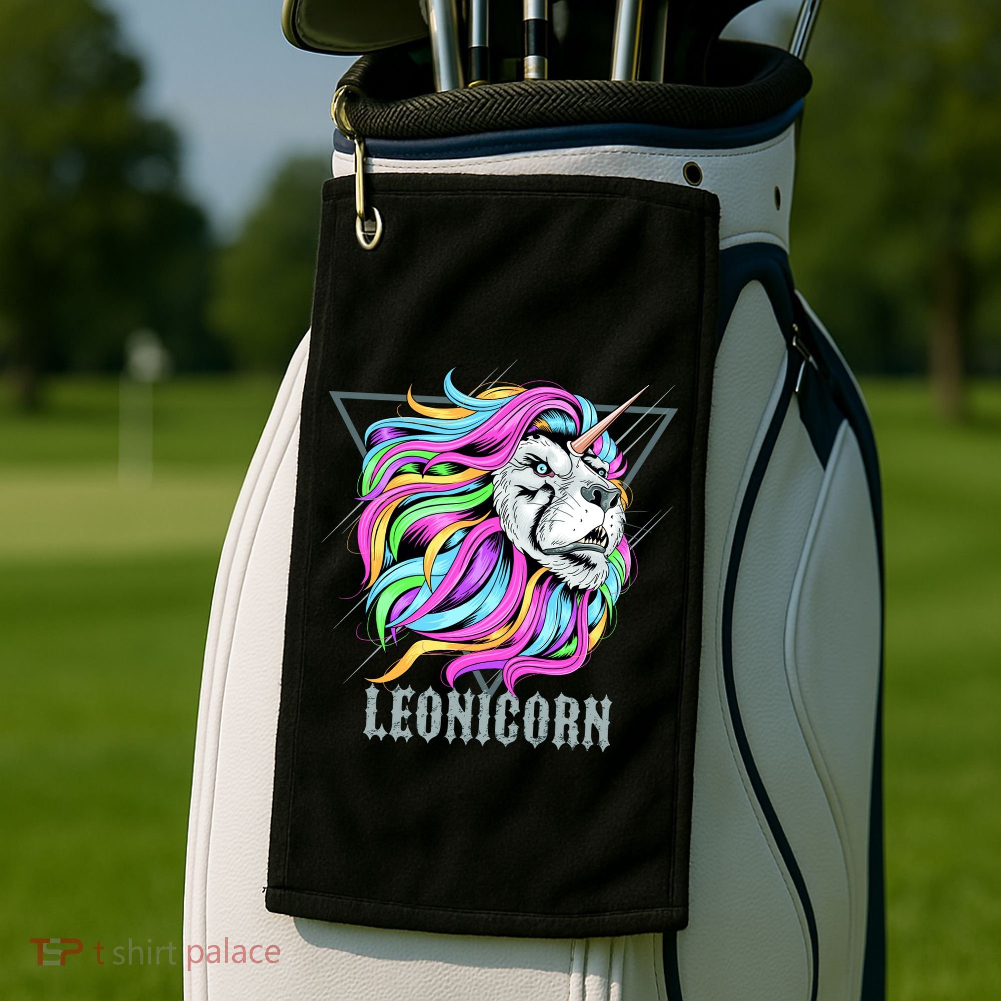 Leo Leonicorn Funny Unicorn Zodiac Sign Golf Towel