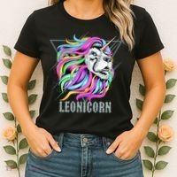 Leo Leonicorn Funny Unicorn Zodiac Sign Women's T-Shirt thumb 2