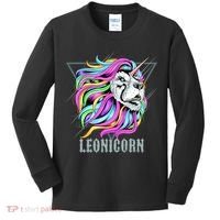 Leo Leonicorn Funny Unicorn Zodiac Sign Kids Long Sleeve Shirt thumb 0