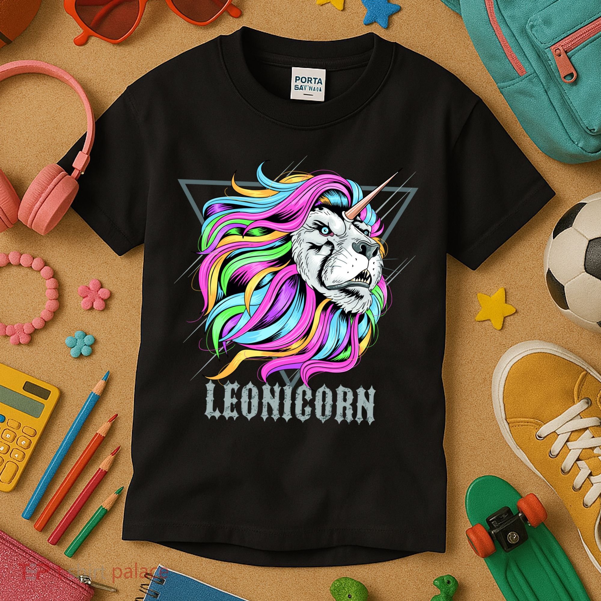 Leo Leonicorn Funny Unicorn Zodiac Sign Kids T-Shirt