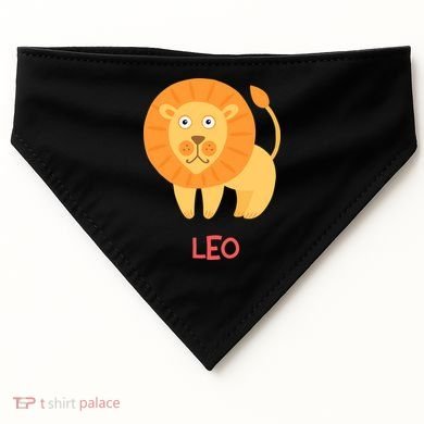 Leo Lion Zodiac sign Cute USA-Made Doggie Bandana