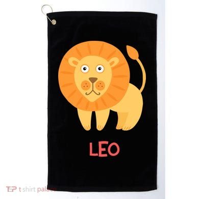 Leo Lion Zodiac sign Cute Golf Towel