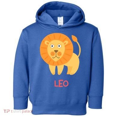 Leo Lion Zodiac sign Cute Toddler Hoodie