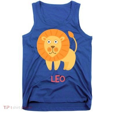 Leo Lion Zodiac sign Cute Tank Top