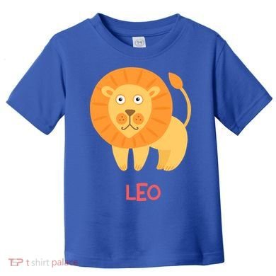 Leo Lion Zodiac sign Cute Toddler T-Shirt