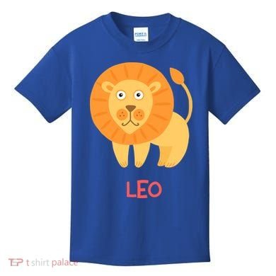 Leo Lion Zodiac sign Cute Kids T-Shirt