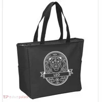 Leo Zodiac Symbol Design Tote Bag thumb 2