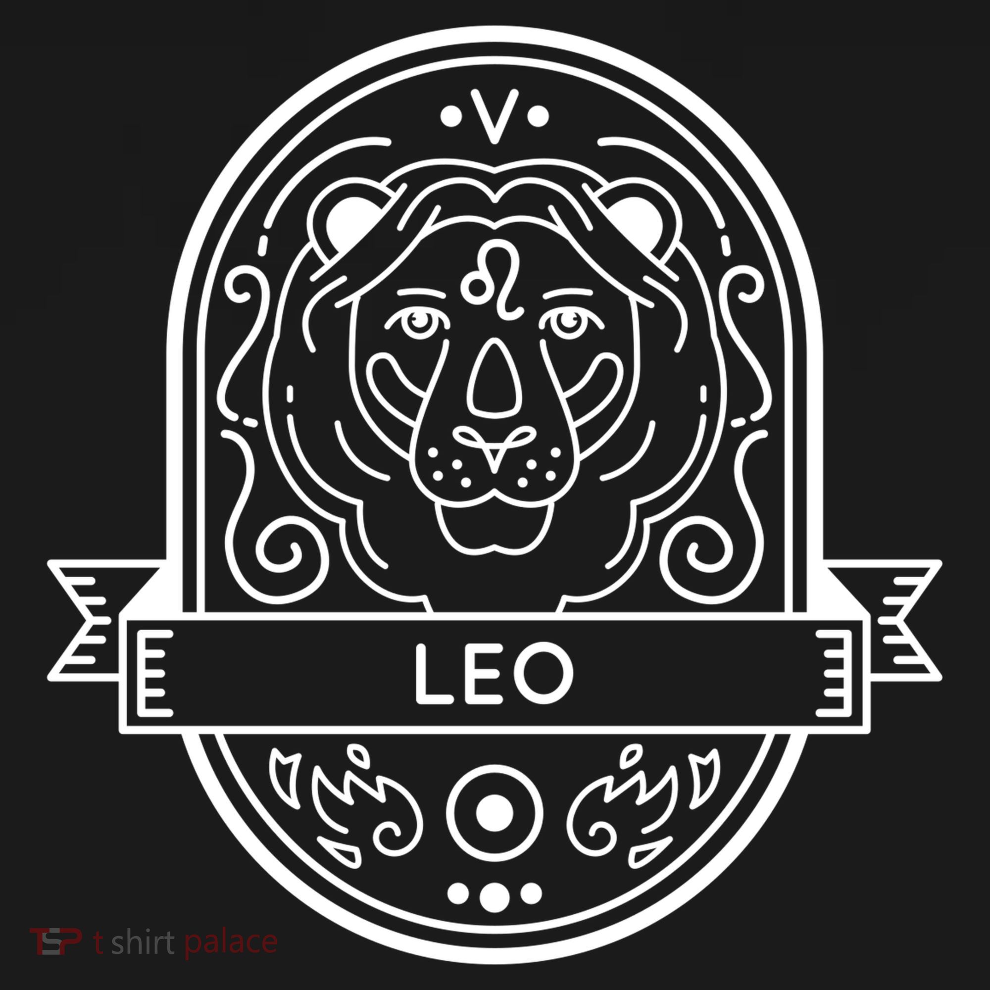 Leo Zodiac Symbol Design Tote Bag