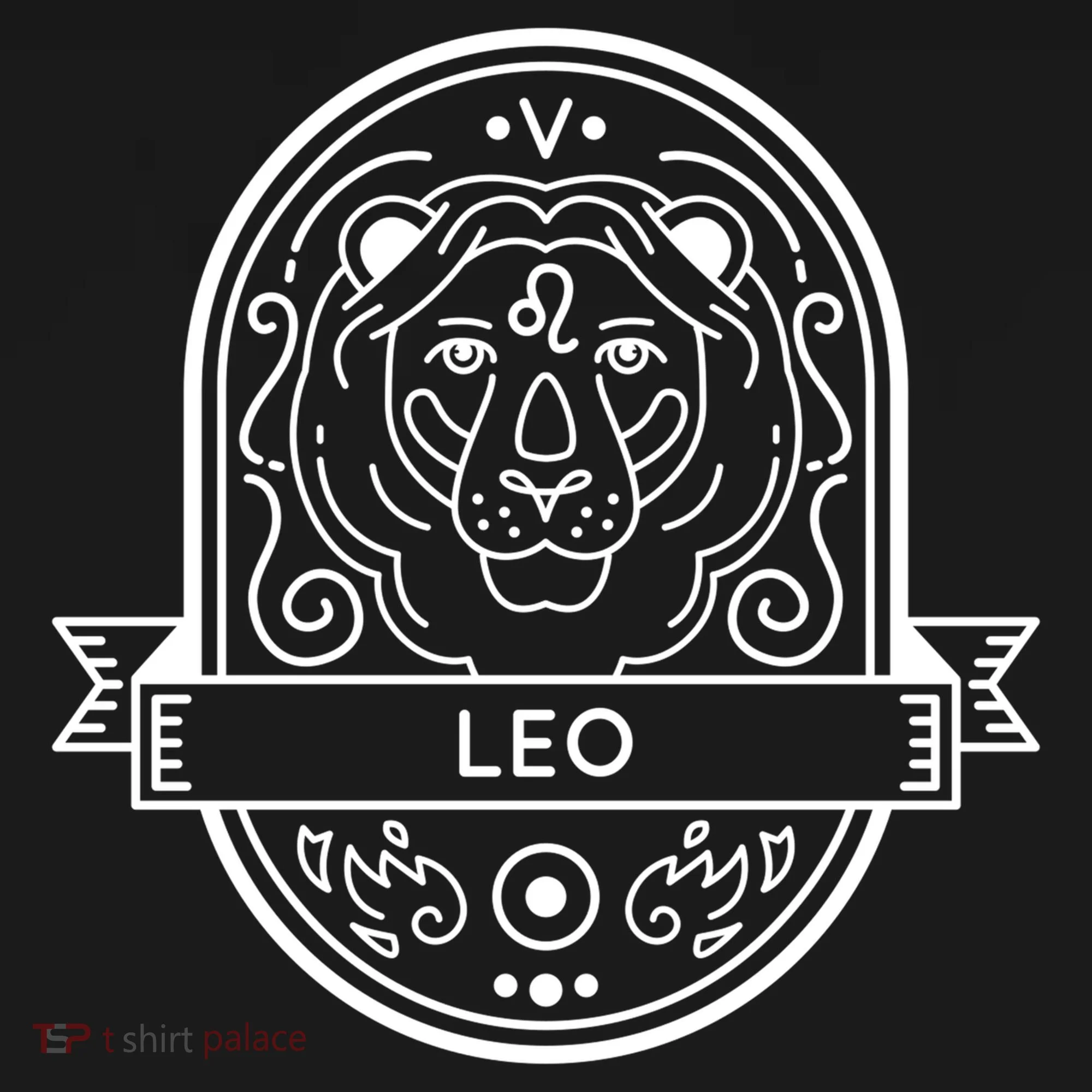 Leo Zodiac Symbol Design Tote Bag