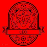 Leo Zodiac Symbol Design Santa Hat thumb 1