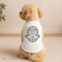 Leo Zodiac Symbol Design Doggie Tank thumb 2