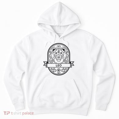 Leo Zodiac Symbol Design Hoodie