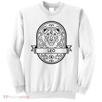 Leo Zodiac Symbol Design Sweatshirt