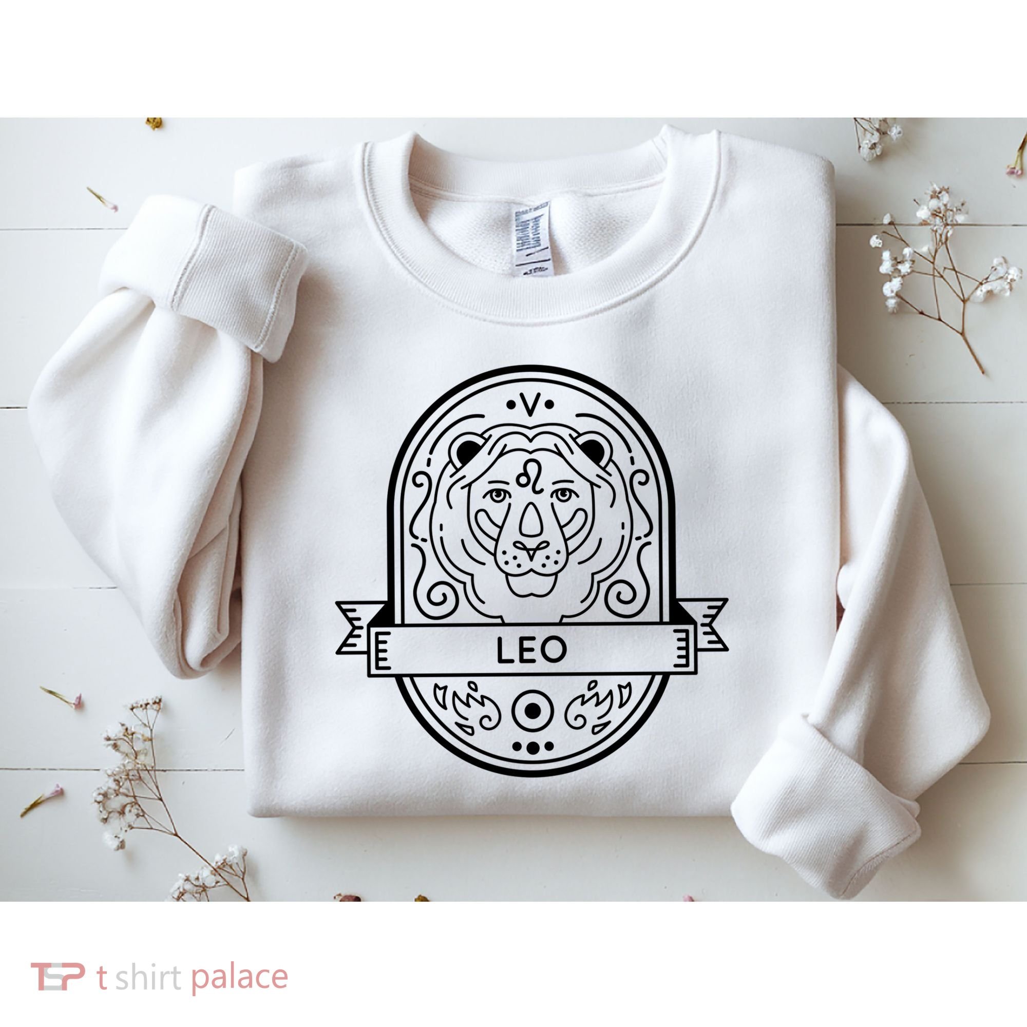 Leo Zodiac Symbol Design Sweatshirt