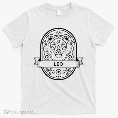 Leo Zodiac Symbol Design T-Shirt