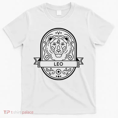 Leo Zodiac Symbol Design T-Shirt