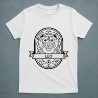 Leo Zodiac Symbol Design T-Shirt thumb 5