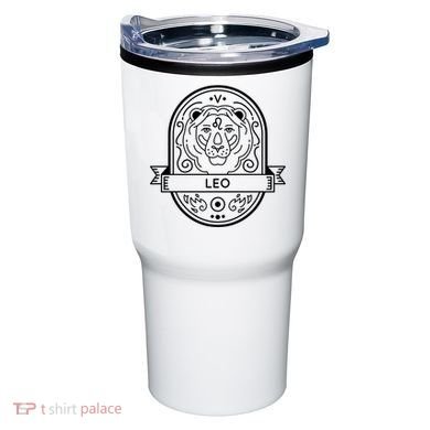 Leo Zodiac Symbol Design Tumbler