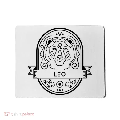 Leo Zodiac Symbol Design Mousepad