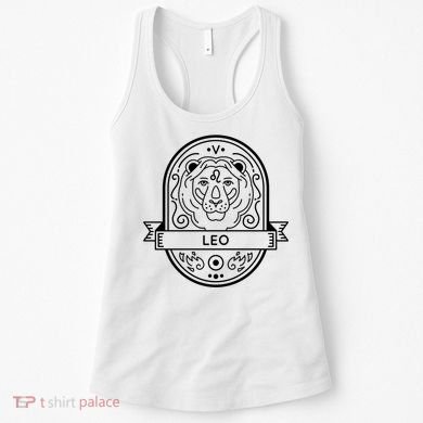 Leo Zodiac Symbol Design Women's Tank Top