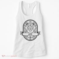 Leo Zodiac Symbol Design Women's Tank Top thumb 0