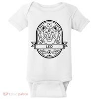 Leo Zodiac Symbol Design Baby Bodysuit thumb 0