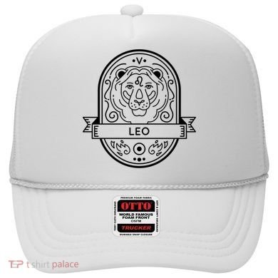 Leo Zodiac Symbol Design Hat